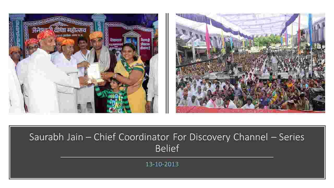  Saurabh Jain Documentary Belief - Discovery Channel