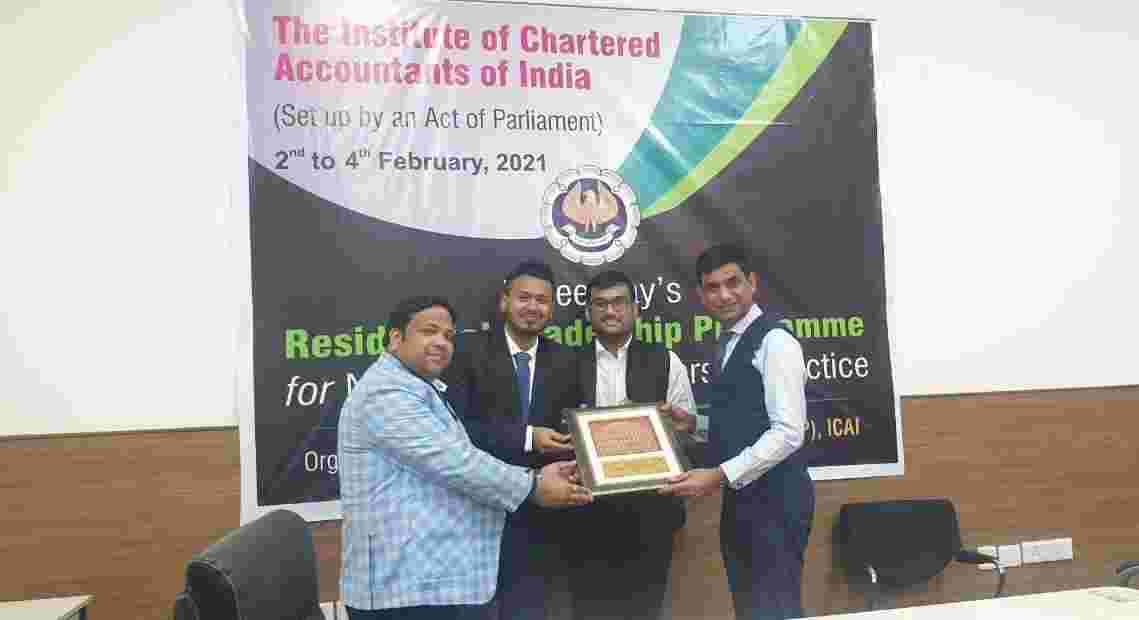Felicitation @ Leadership Coach @ICAI @COE 