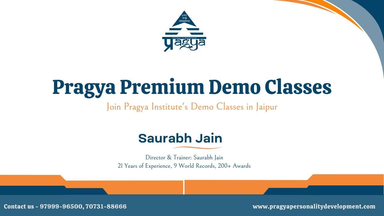 Why Pragya Institute's Demo Classes in Jaipur are a Game-Changer: Your Gateway to Achievement